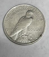 1923 Peace Dollar 90% Silver One Dollar Coin - 2