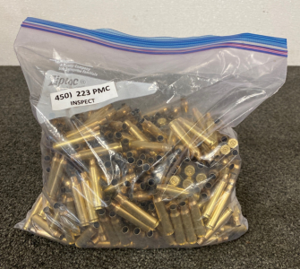 (450) .223 PMC Brass Casings