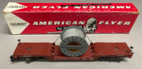 American Flyer Post War #936 Pennsylvania / Western Electric Cable Spool Car W/ Box 1953-1954