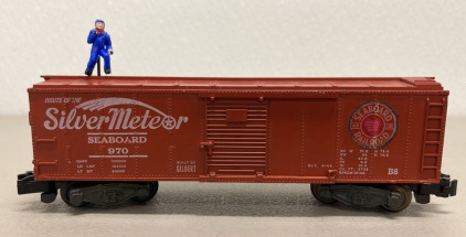 (1) American Flyer Post War Seaboard Walking Brakeman Train Car #970 Dated 1956-1957