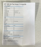 60’’ Samsung UHD 4K Flat Smart Tv - 4