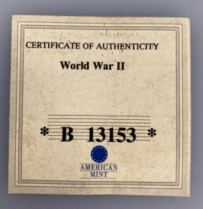 World War II Coin