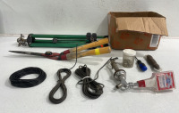 (1) Set of Clippers (1) Tripod Sprinkler System (1) Budweiser Draft Head And More!