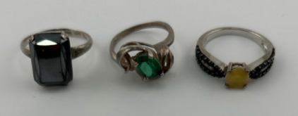 (3) Beautiful Rings Sz. 5.5, 6.5, 7.0
