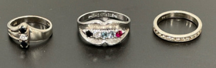 (3) Beautiful Rings Sz. 5.5, 7.5, 11.5