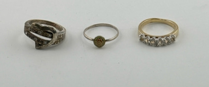 (3) Beautiful Rings Sz. 6.5, 6.0, 6.5