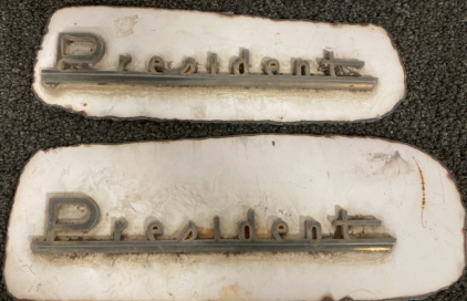 Vintage Vehicle Name Plates