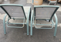 (2) Outdoor Ajustable Lounge Chairs - 8