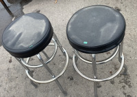 (2) Metal Barstools