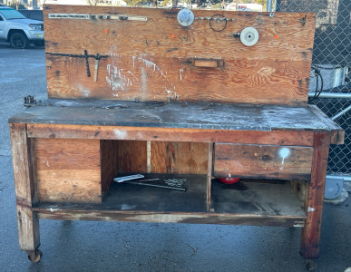 Homemade Work Bench