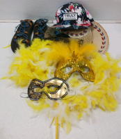 (1) Pair Teva Sandles Sz 9 (1) LG DVD Player (Powers On) (1)Beautiful 17" Geisha Doll & More! - 2