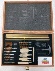 Gunmaster Gun Cleaning Kit In Wooden Box