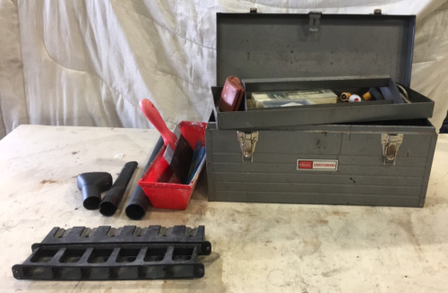 Craftsman Metal Toolbox W/ Tray, Assorted Tools & More
