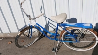 26” Vintage Adult Bicycle (Blue/White)