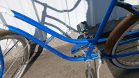 26” Vintage Adult Bicycle (Blue/White) - 3