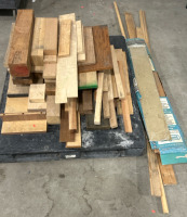 Pallet Of Assorted Wood &mdash;wall