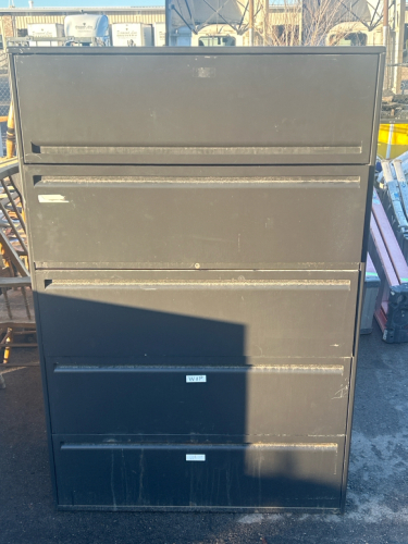 Black Metal File Cabinet