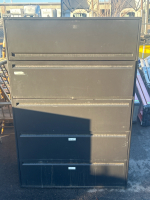 Black Metal File Cabinet