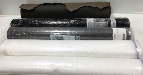 (2) Partial Rolls Foam Underlaying (2) Rolls Quite Underlaying (1) Roll Tar Paper