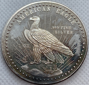 One Troy Ounce .999 Fine Silver Round&mdash; Verified Authentic