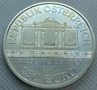 Republik Osterreich One Troy Ounce .999 Fine Silver Coin&mdash; Verified Authentic