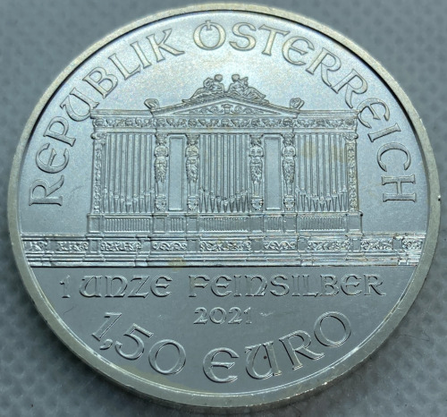 Republik Osterreich One Troy Ounce .999 Fine Silver Coin— Verified Authentic