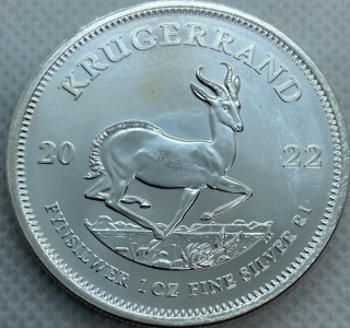 Krugerrand One Troy Ounce .999 Fine Silver Coin&mdash; Verified Authentic