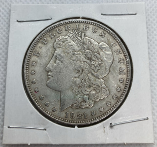 1921 Morgan Dollar Coin—Verified Authentic