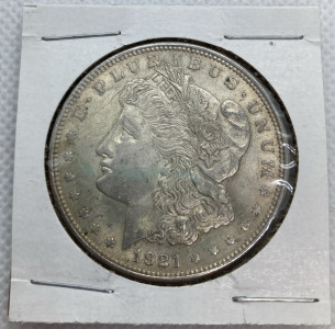 1921 Morgan Dollar Coin—Verified Authentic