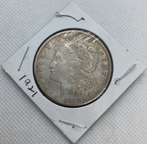 1921 Morgan Dollar Coin—Verified Authentic