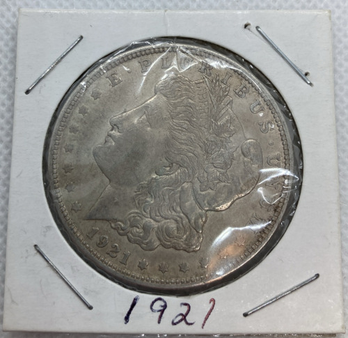 1921 Morgan Dollar Coin—Verified Authentic