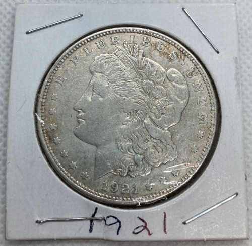 1921 Morgan Dollar Coin—Verified Authentic