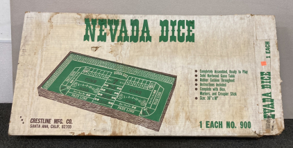 Nevada Dice Game Table