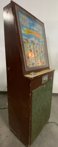 Gun Smoke Slot Machine By Games Inc, Lights Up, Turns On! Great For A Man Cave