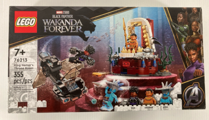 LEGO Black Panther Wakanda Forever King Namor’s Throne Room, 355 Pcs