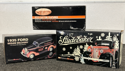 (3) Wolverine Brass Collectible Die Cast Model Cars