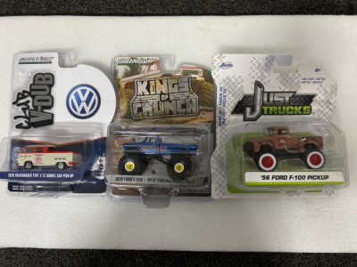 (3) Collectible Die Cast Trucks