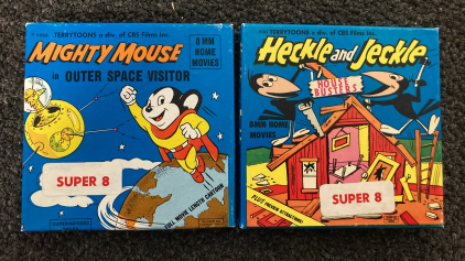 Vintage Mighty Mouse & Heckle And Jeckle Super 8 Home Movies