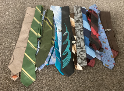 (20 Plus) Men’s Ties From Brands Including “Saint Laurent”, “Sears”, And More