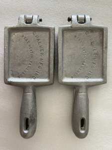 (2) C. Palmer MFG. Inc. Flat Bank Sinker Molds No. 226