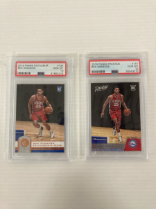 Ben Simmons 2016 Panini Excalibur #134 PSA Gem Mint 10, Ben Simmons Panini Prestige #151 PSA Gem Mint 10
