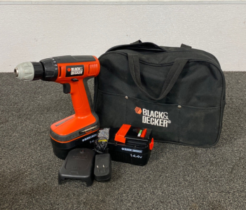 Black & Decker Drill and Batteries