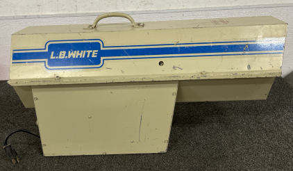 L.B. White Forced Air Portable Heater Model 292D-Unable to Test-Takes Gasoline