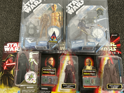 (5) Star Wars Action Figures in Original Packaging