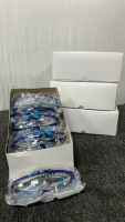 (4) 12 Pairs of Pyramex Blue Safty Glasses