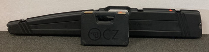 (1) CZ Hard Gun Case (11.5X8”) With (1) Field Locker Woodstream Hard Rifle Case (53”X8.5”)