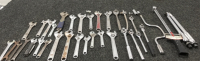 Assorted Crescent Wrenches, Ratchets, and More