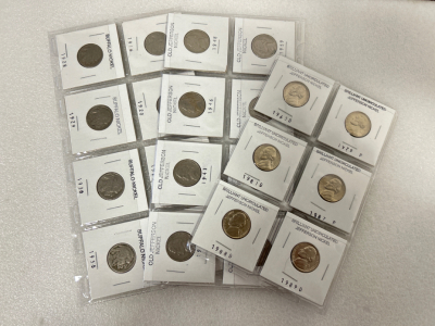 Vintage Buffalo Nickels, Jefferson Nickels and Brilliant Uncirculated Jefferson Nickels