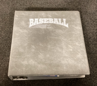 Binder Full of Collectors Baseball cards