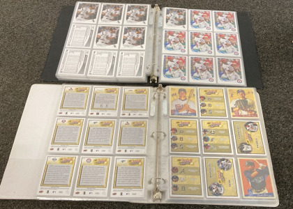 Two Binders Full of Baseball Cards